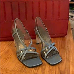 Sam & Libby blue strappy heels